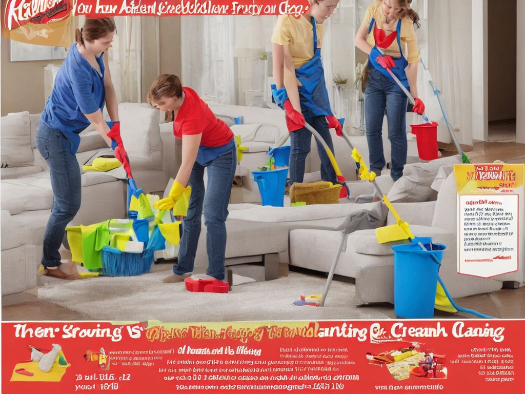 eye-catching house cleaning ads