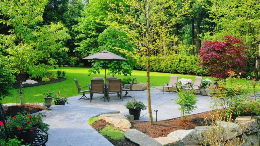 landscaping ideas around house